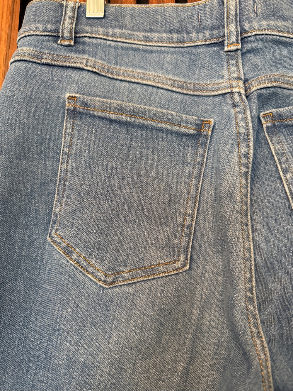 SPANX Light Blue Wide-Leg Jeans - Picture 3 of 4